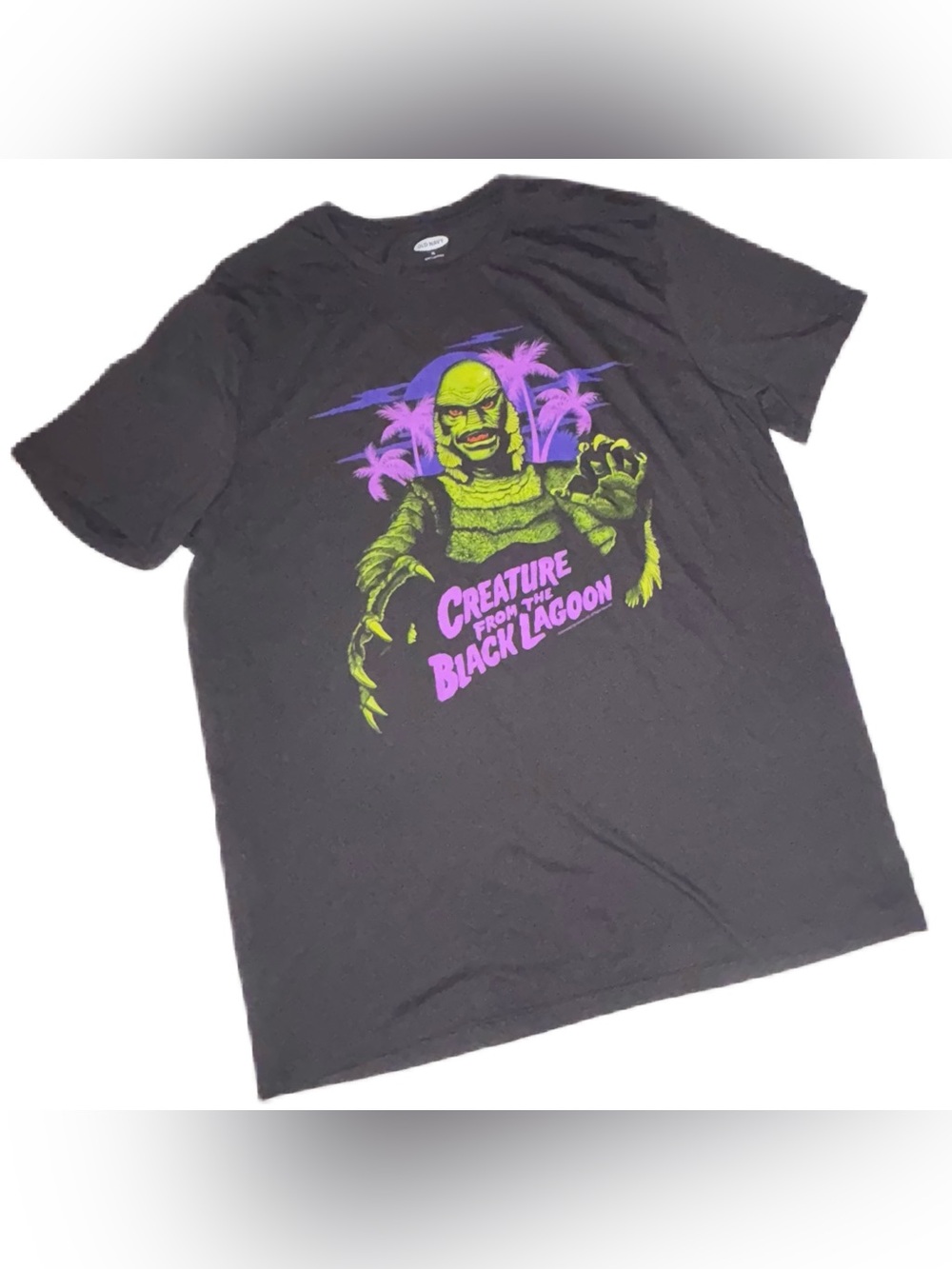 Old Navy Gray Creature From The Black Lagoon Graphic Tee T‑Shirt Men's XL - Picture 3 of 12